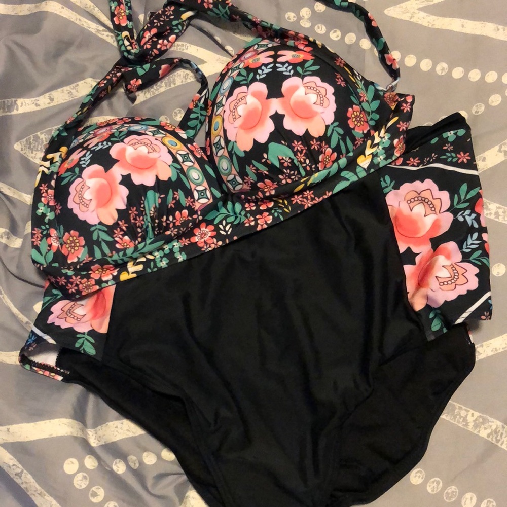FLOWER BIKINI- TOP & BOTTOM